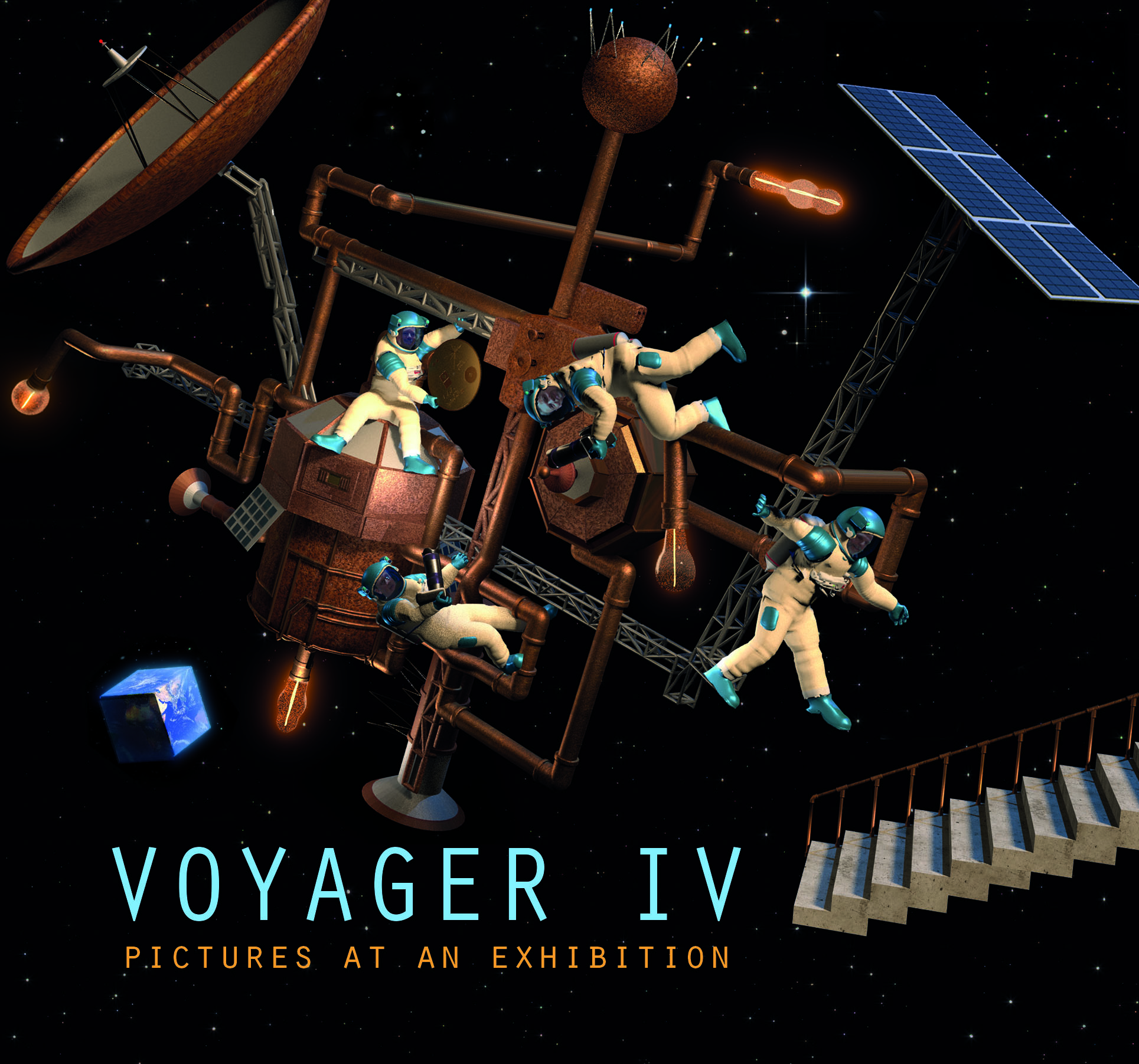 Coverfront vom Mediabook CD "Pictures At An Exhibition" von VOYAGER IV , 2019